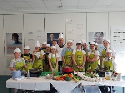 Primary College - cooking with Chef Emma Shawcross