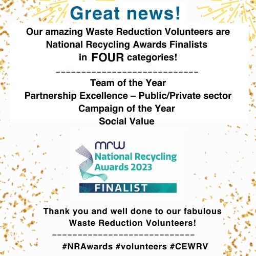 National Recycling Awards finalist 2023