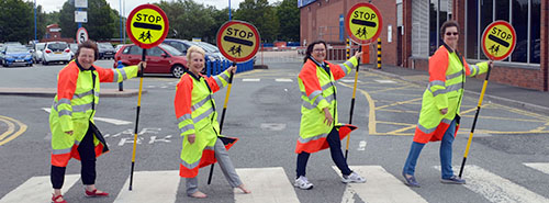 School crossing patrol officers