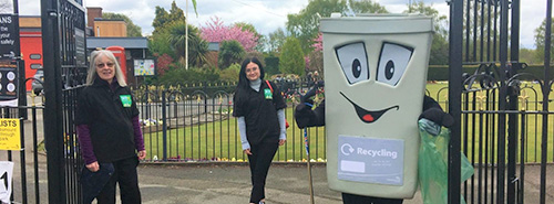 Waste reduction volunteer